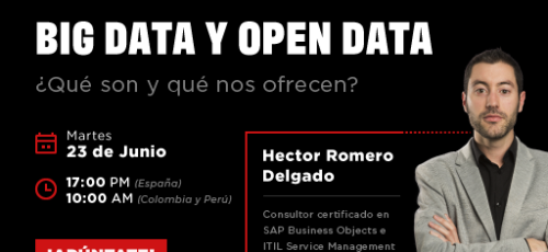 Masterclass: Big Data y Open Data ¿Qué son y qué nos ofrecen?